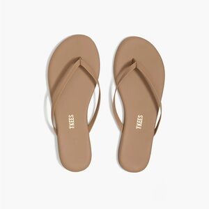 TKEES Lily Nudes Flip Flops Sandals Slides Beach Pool Shoes Cocobutter Tan 7 $65